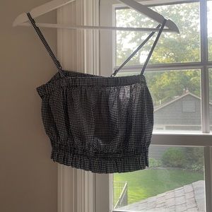 Gingham tank - s